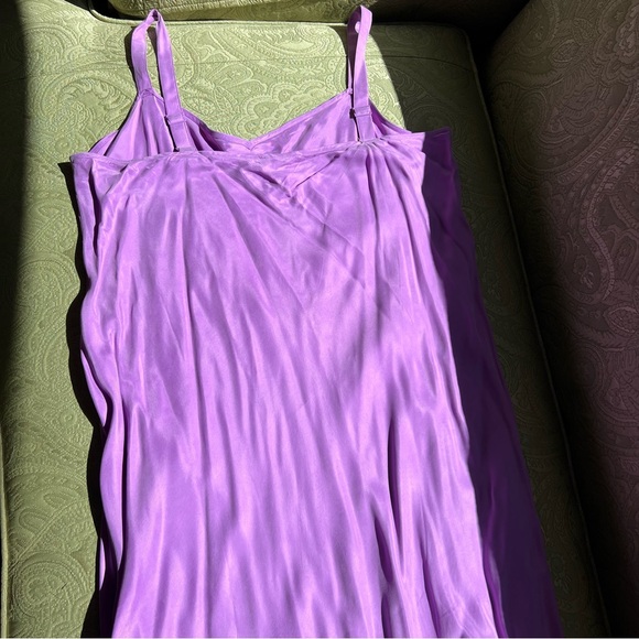 NWT J. Crew Gwyneth V-Neck Slip Dress Cupro-Blend Size 16 - Picture 13 of 14